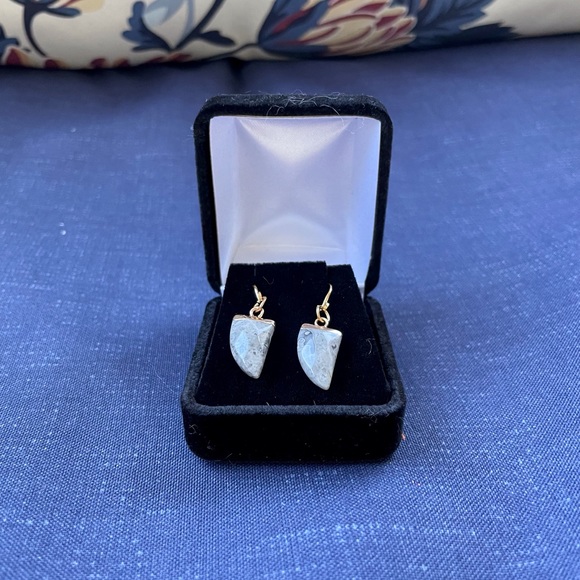 🌻NIB Howlight Gold Dipped Faceted Gemstone Fang Earrings🌻 - Picture 14 of 15